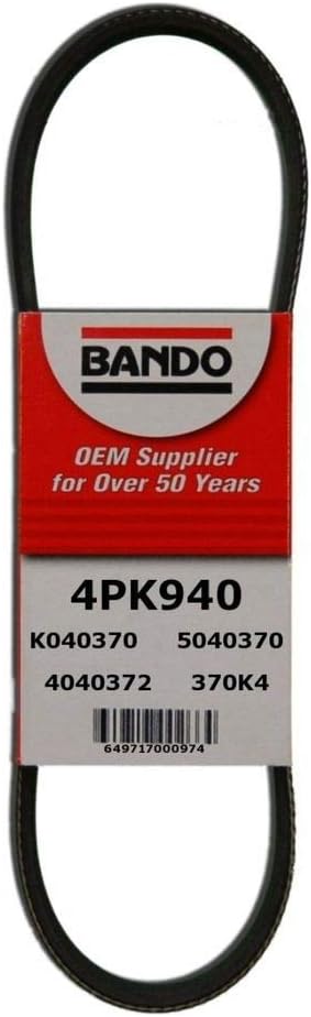 Bando USA 4PK940 OEM Quality Serpentine Belt