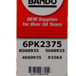 Bando USA 6PK2375 OEM Quality Serpentine Belt