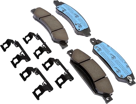 ACDelco Gold 17D1092CHF1 Ceramic Front Disc Brake Pad Kit with Clips
