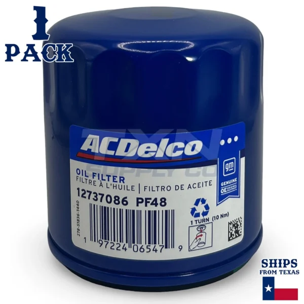 ACDelco GM Original Equipment PF48 (12737086) Oil Filter - Image 2