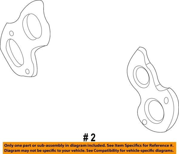 GM Performance Parts 12630223 Water Pump Gasket - Image 2