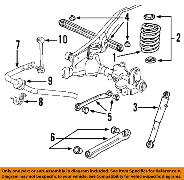 Genuine GM 14071381 Stabilizer Shaft Insulator, Front - Image 4