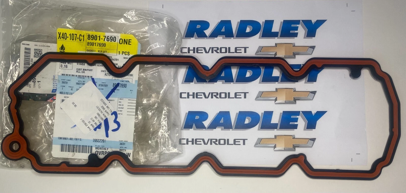 General Motors 89017690, Valley Pan Gasket