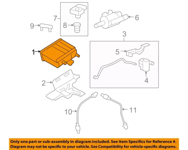 General Motors 15109431, Vapor Canister - Image 3