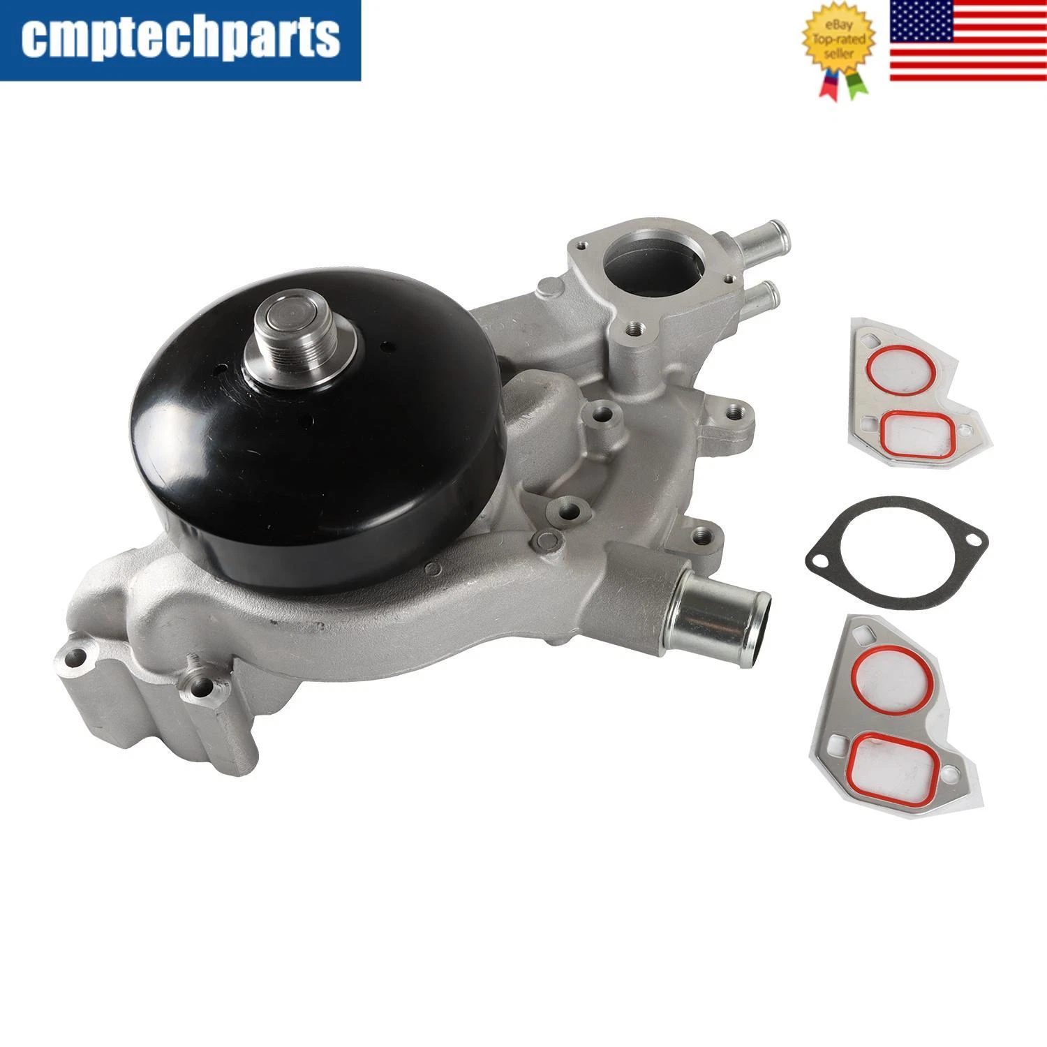 Engine Water Pump AW6009 for 07-19 Chevrolet GMC Vortec 4.8L 5.3L 6.0L - Image 2